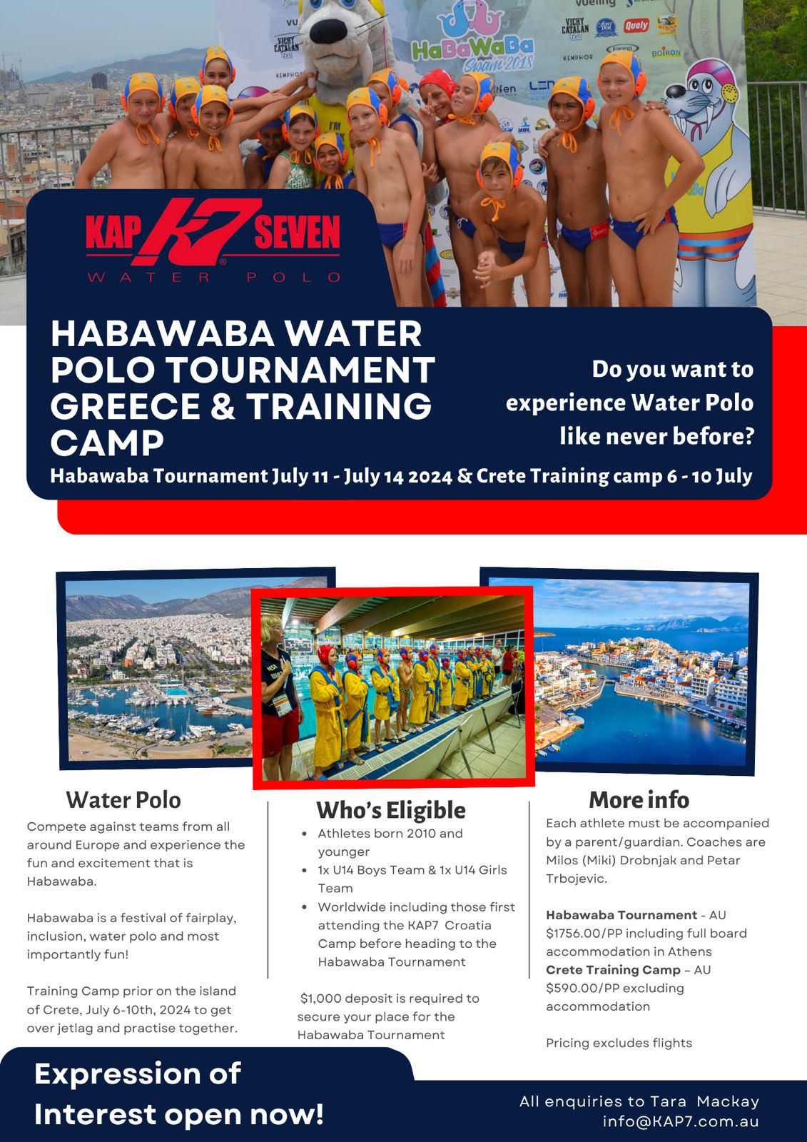 2024 Habawaba Water Polo Tournament Greece KAP7 International