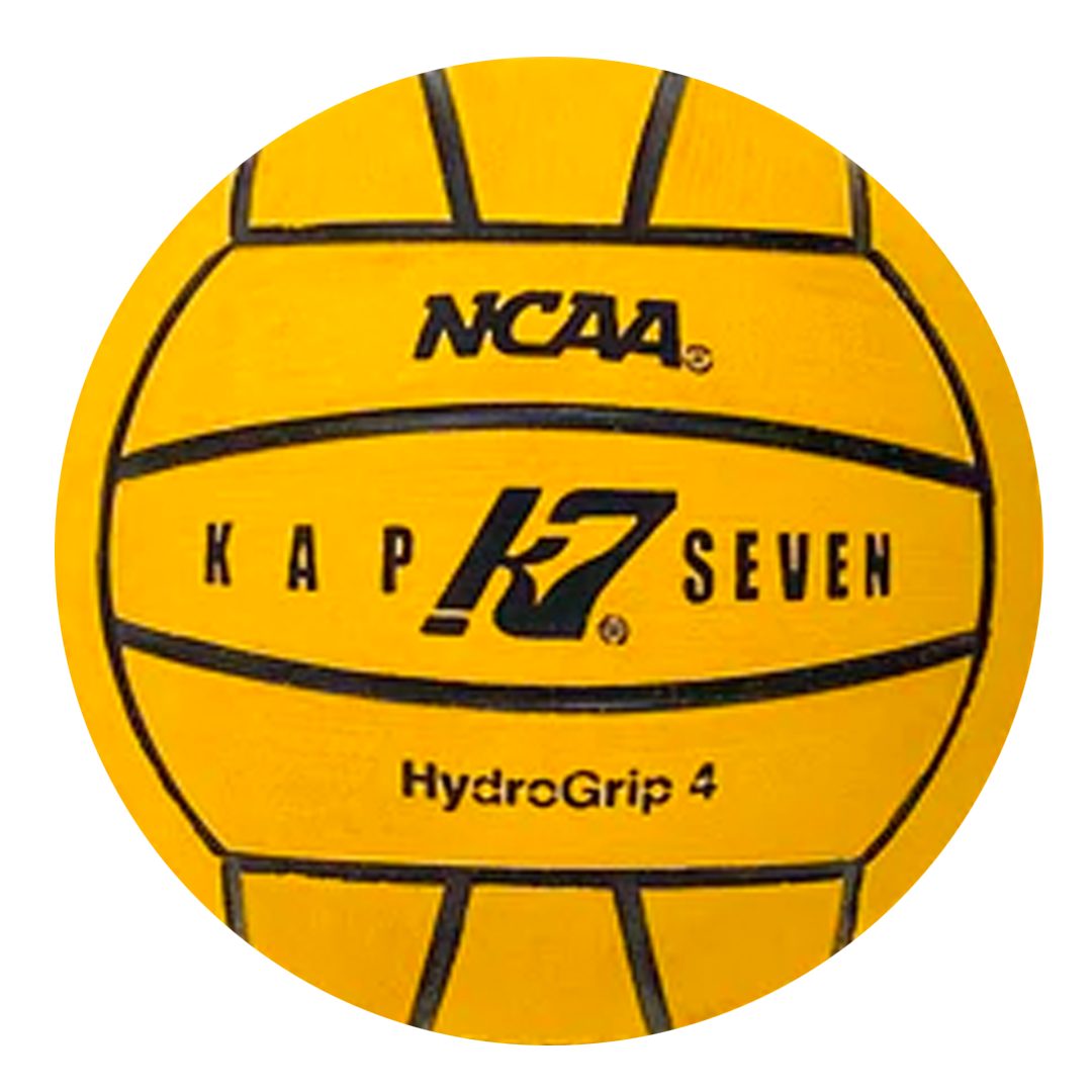 KAP7 Yellow Hydrogrip Water Polo Ball - Size 4