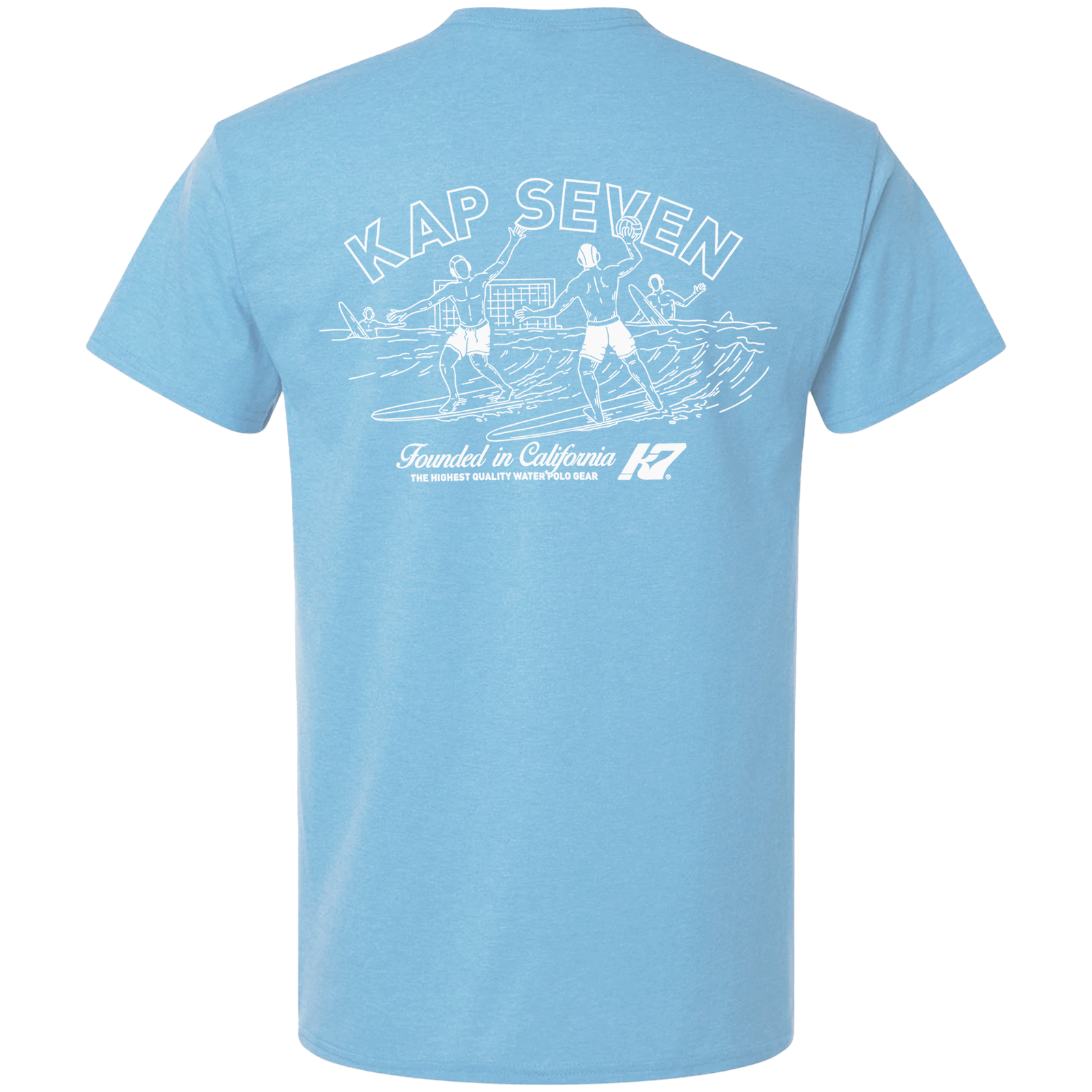 KAP7 California Surf Sky Blue T-Shirt