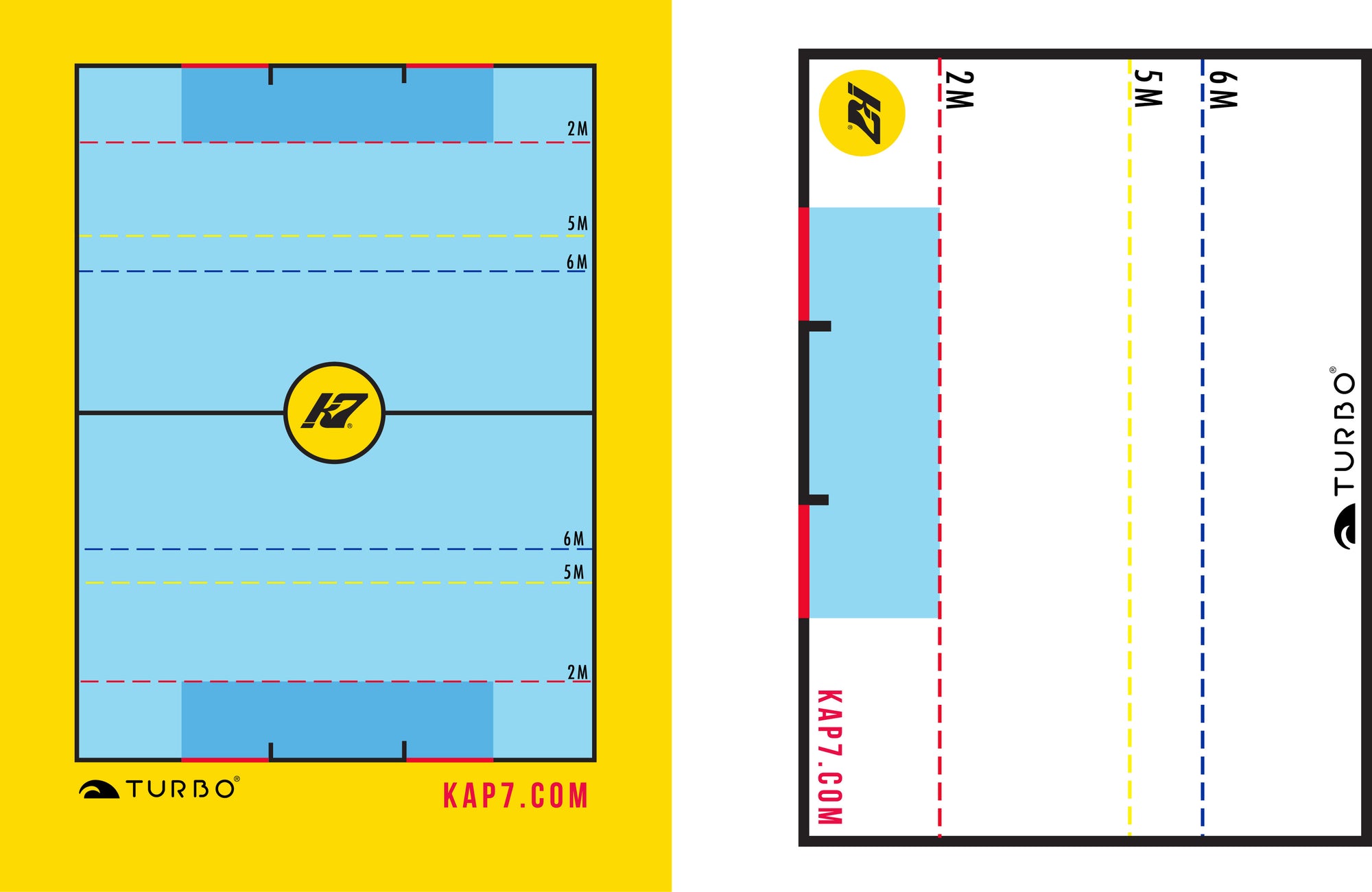 K7 Coaches Dry Erase Board 9" x 12" (2023 New rules version)