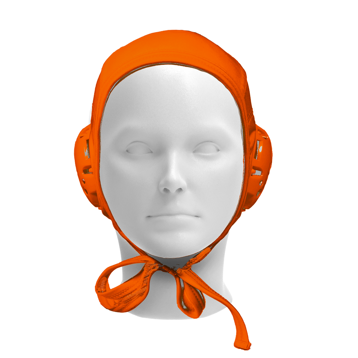 KAP7 Standard Water Polo Cap Set with 3 Numbers - Orange