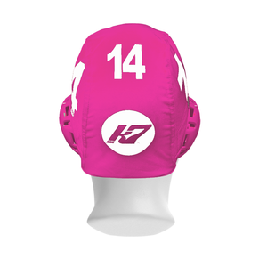 KAP7 Standard Water Polo Cap Set with 3 Numbers - Hot Pink