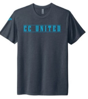 NEW CC United - T-shirt_ Men's Logo_ Navy