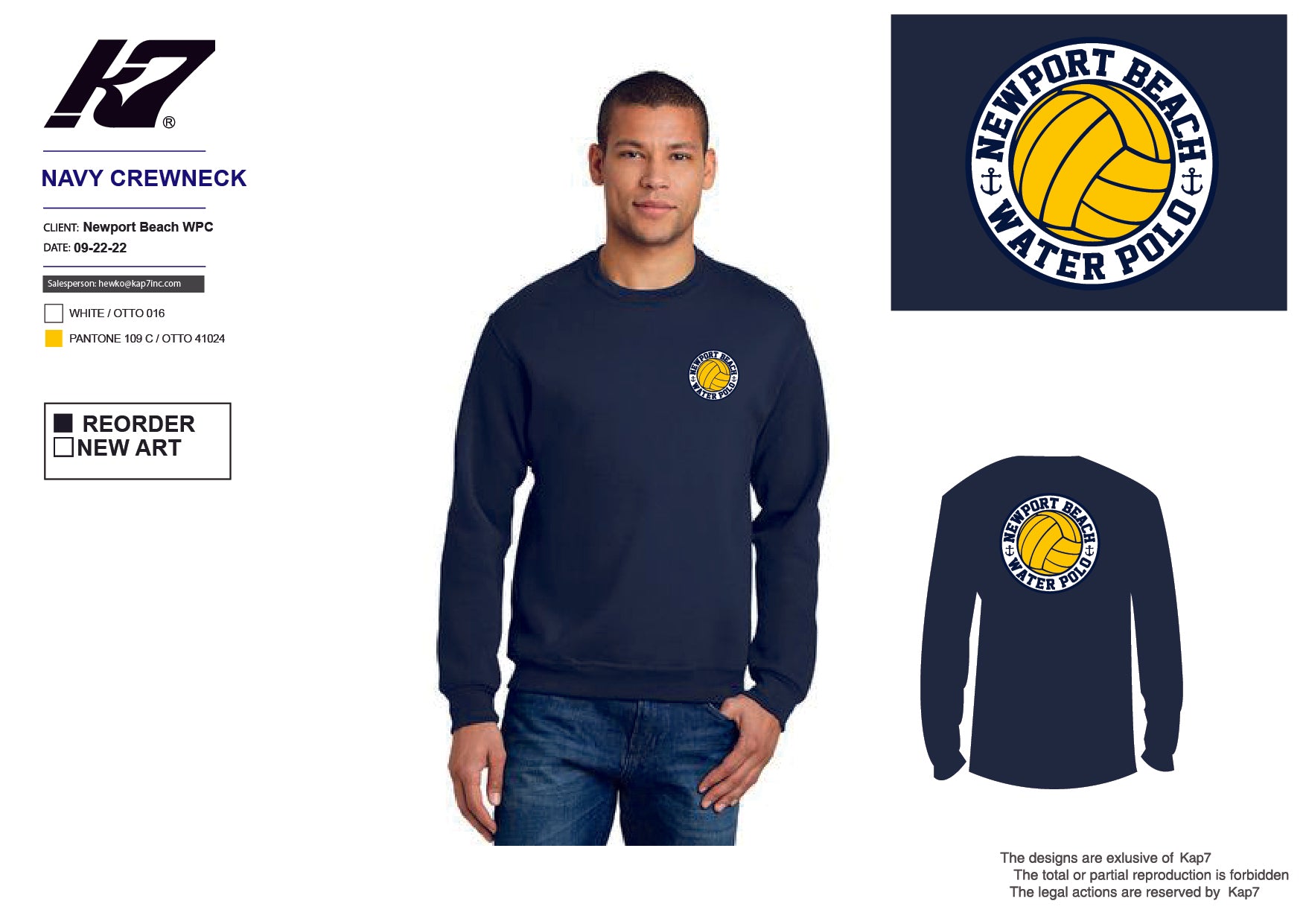 Newport Team Store - Newport Beach WPC Uni-Sex Crewneck Sweatshirt