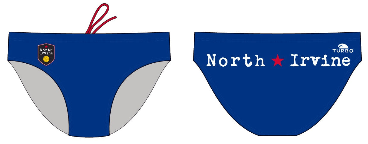 North Irvine WPC Team Store - North Irvine Water Polo Club Blue Brief