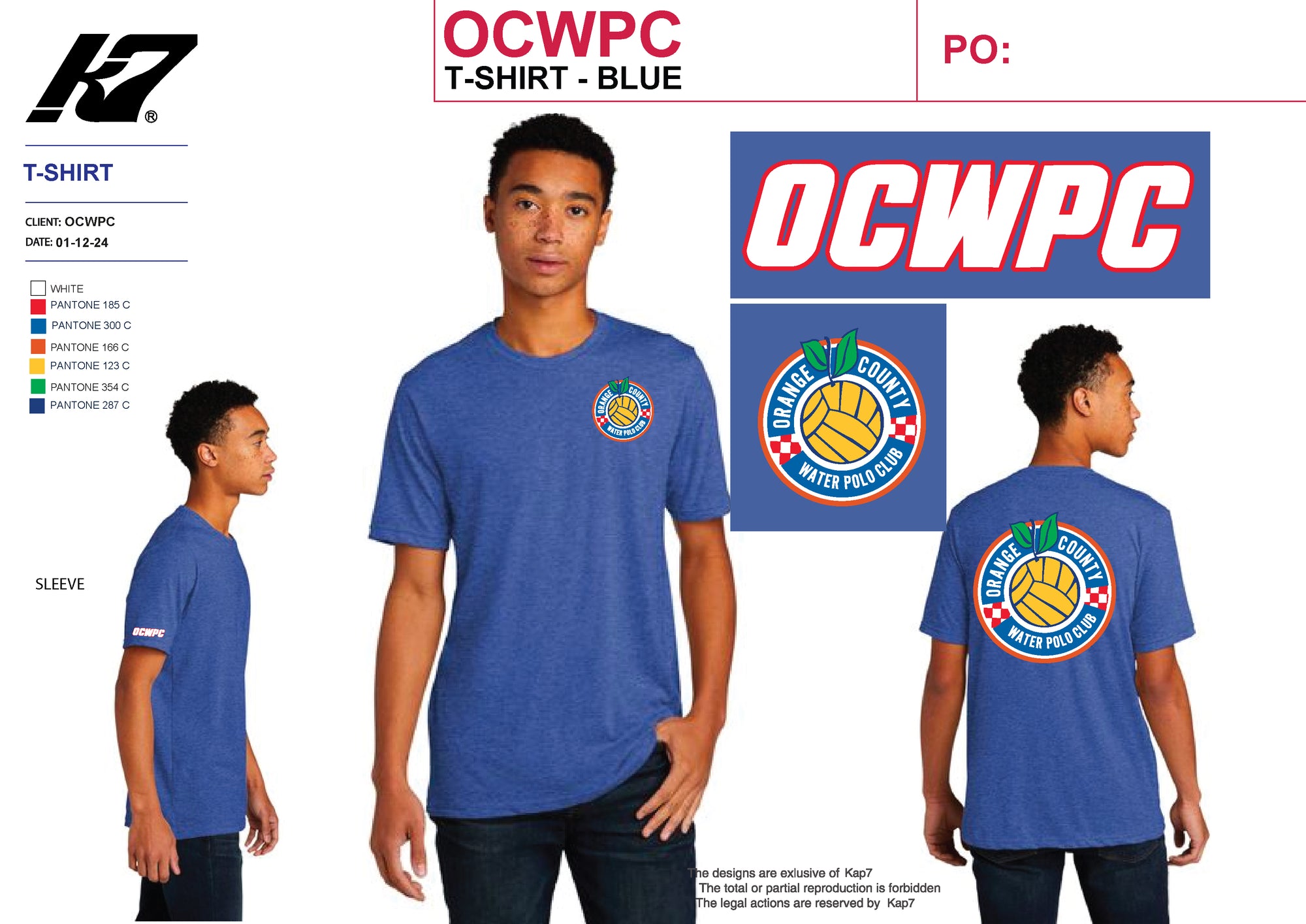 Orange County Water Polo Club - Team Store - T-shirt