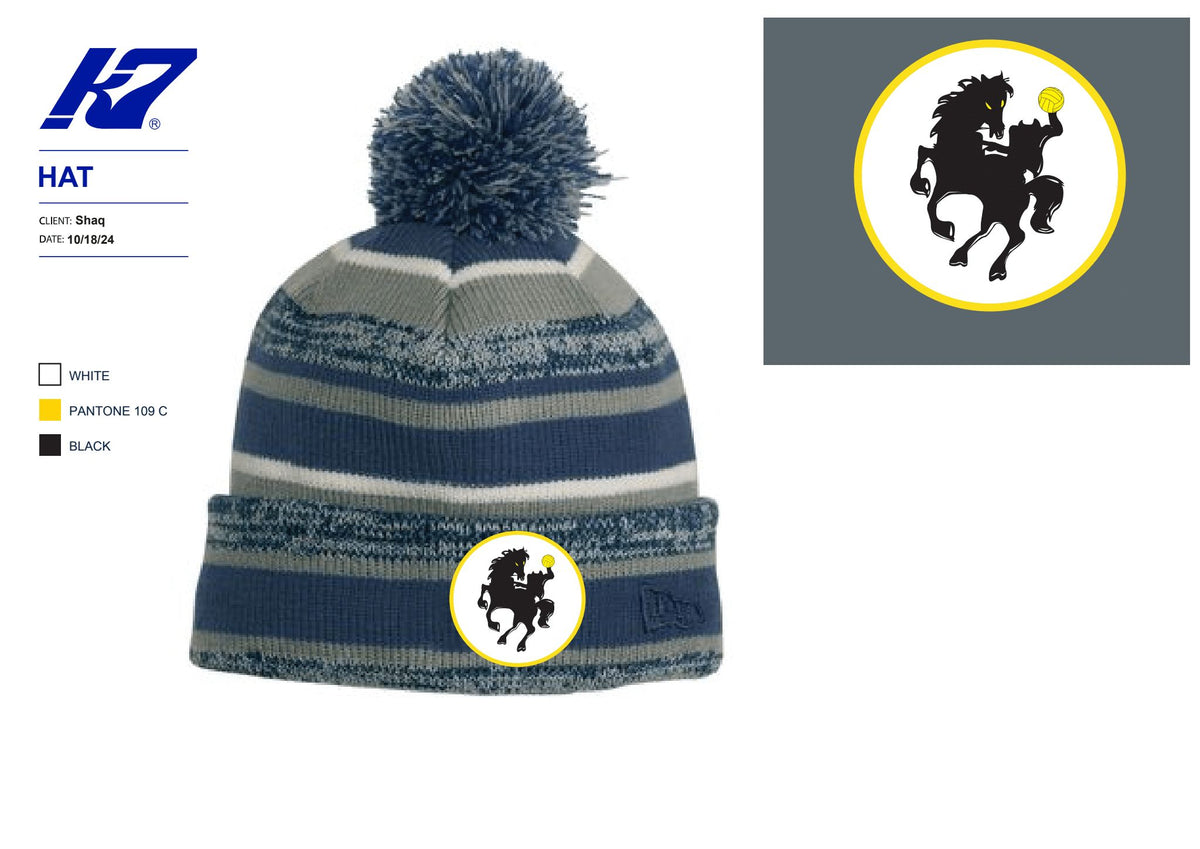 Sleepy Hollow Aquatics - SHAQ - TEAM STORE - Navy/Graphite Beanie
