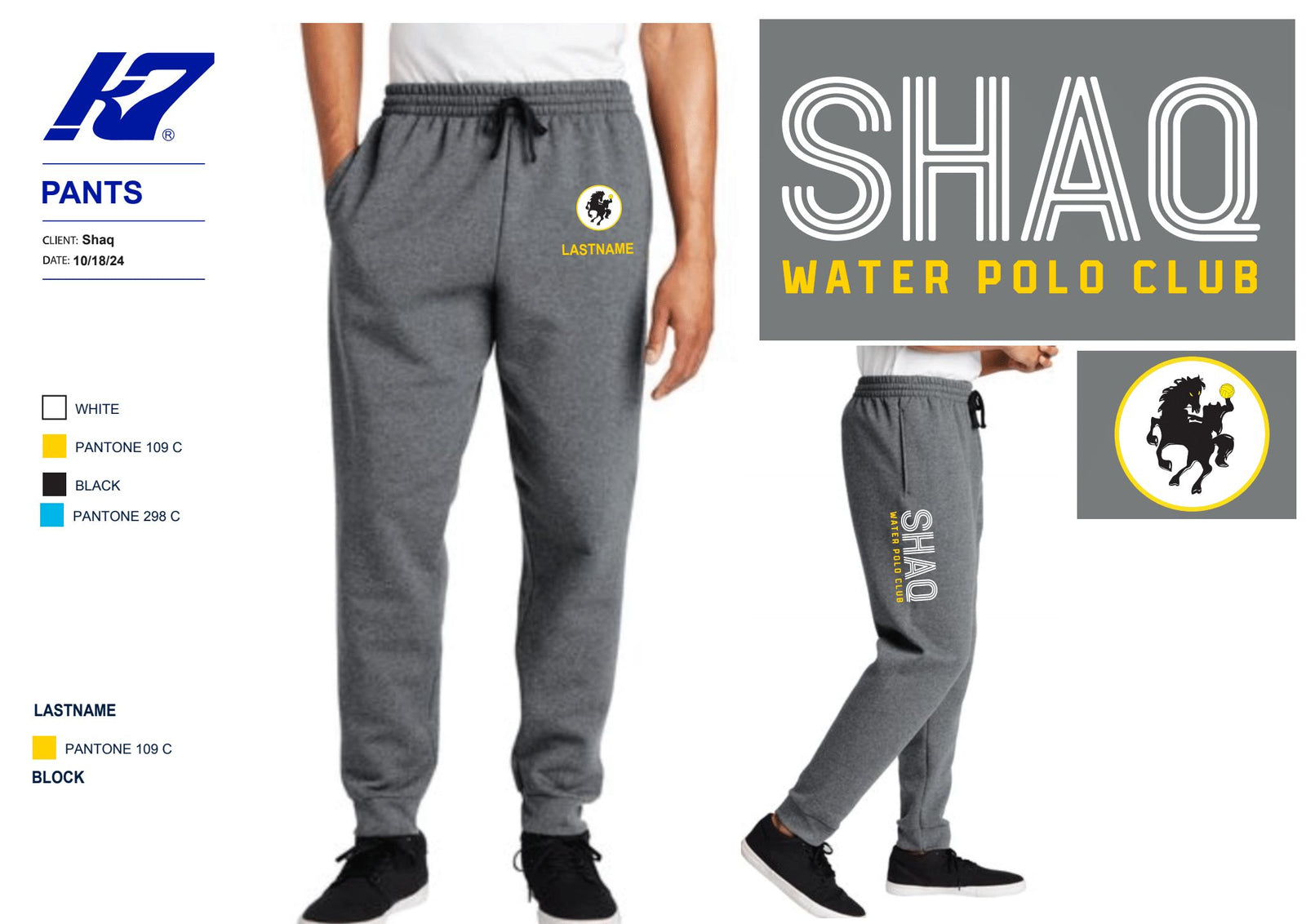 Sleepy Hollow Aquatics - SHAQ - TEAM STORE - Fleece Jogger