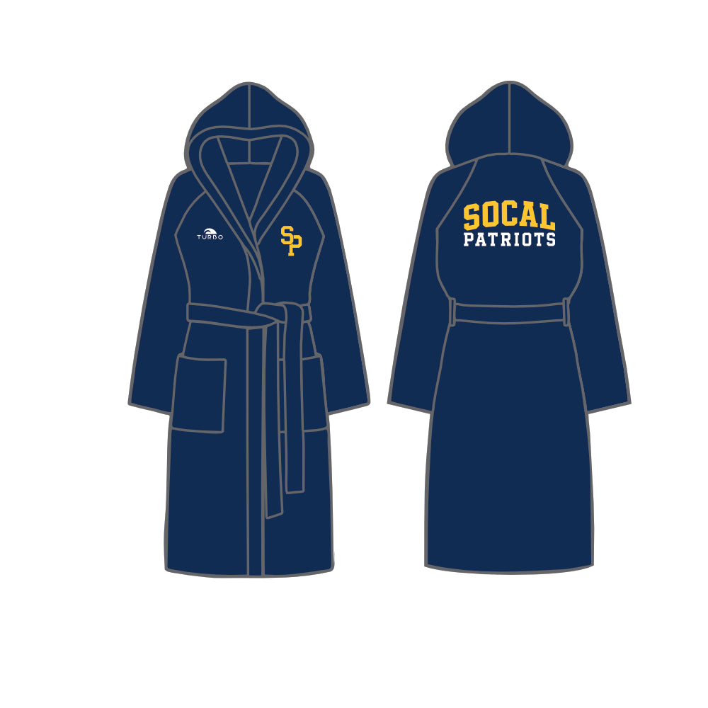 SOCAL Patriots WPC Terry Navy Robe 2026