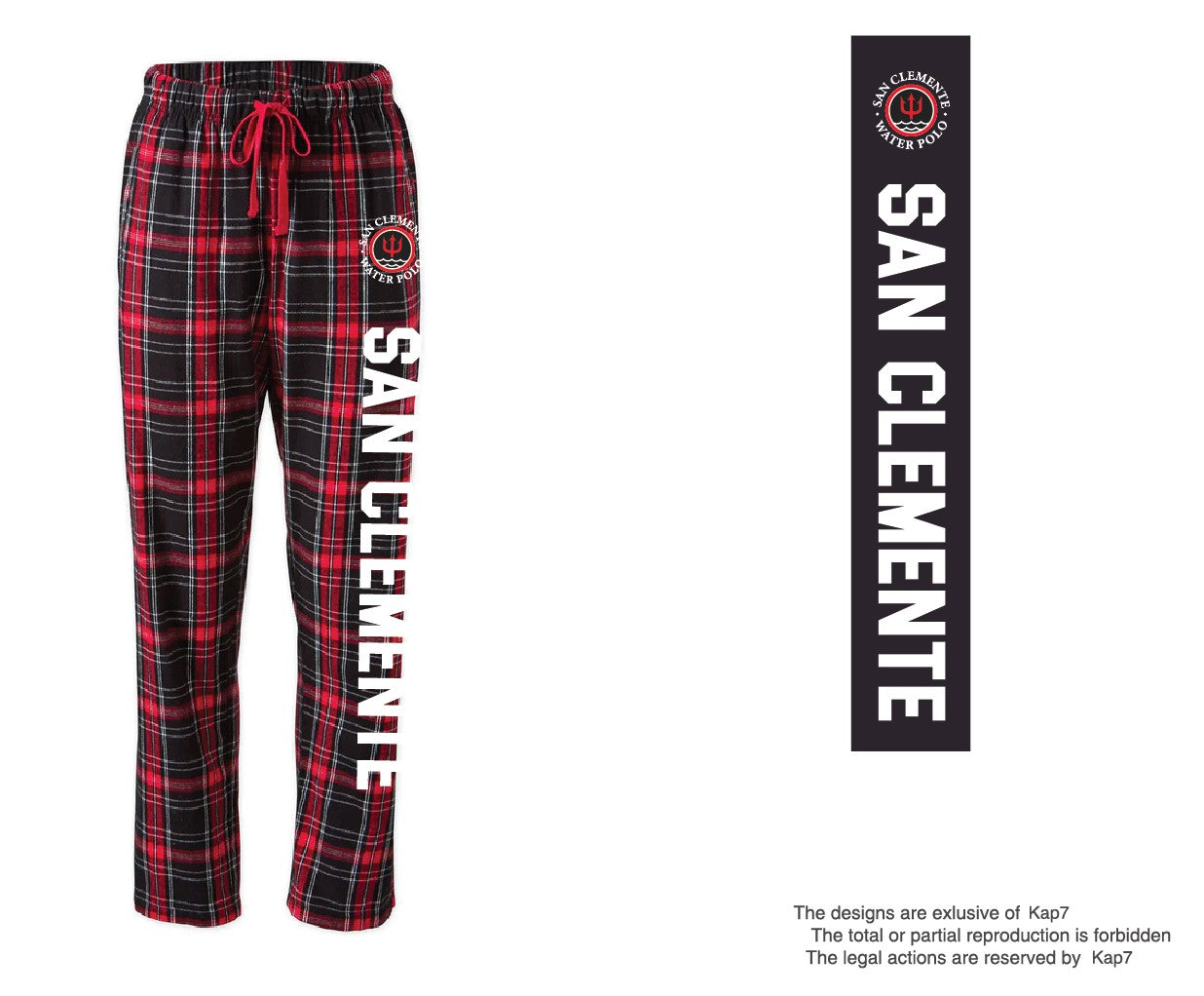 San Clemente WPC - Team Store - Female Flannel Pants