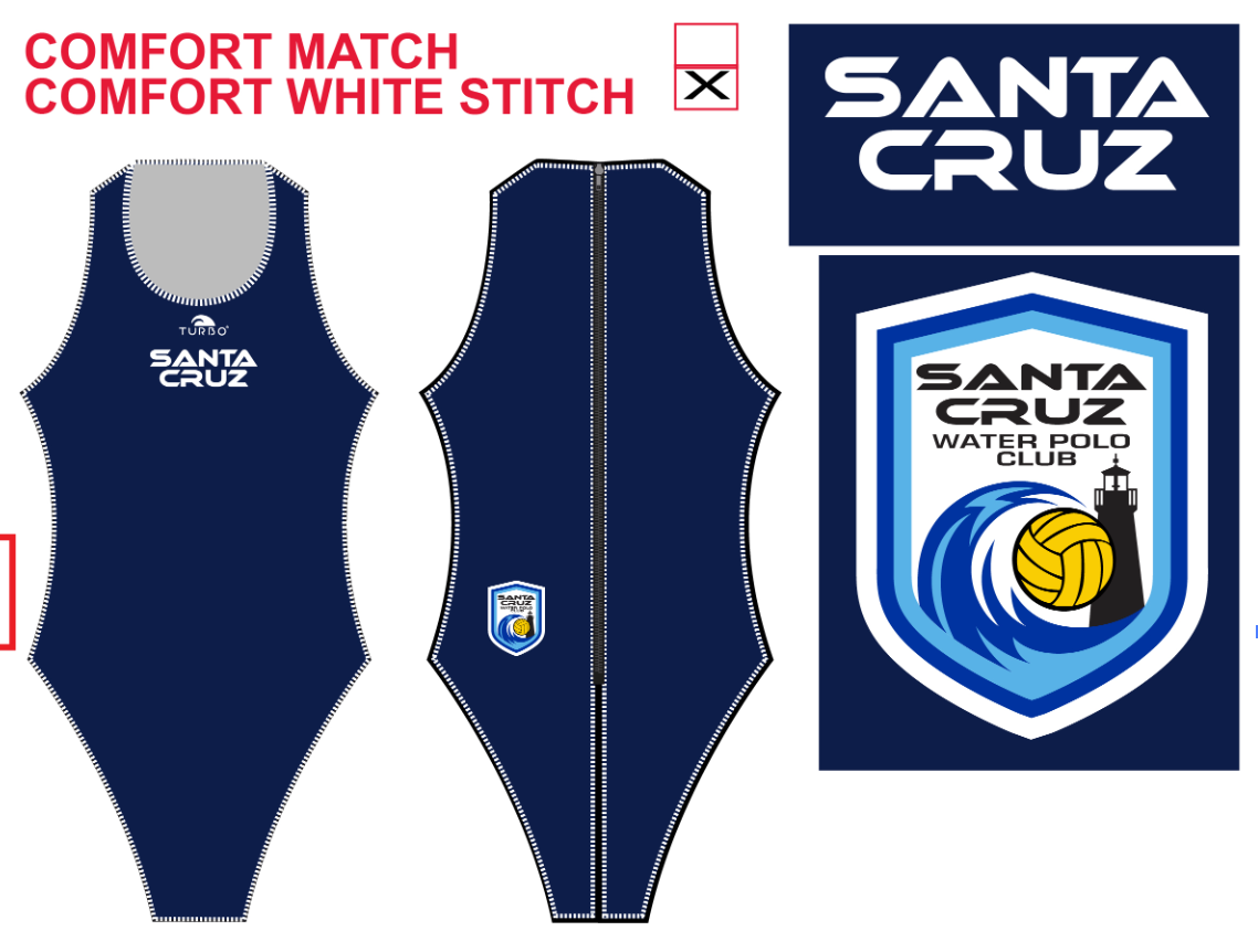 Santa Cruz WPC Team Store -  TURBO Comfort Water Polo Suit