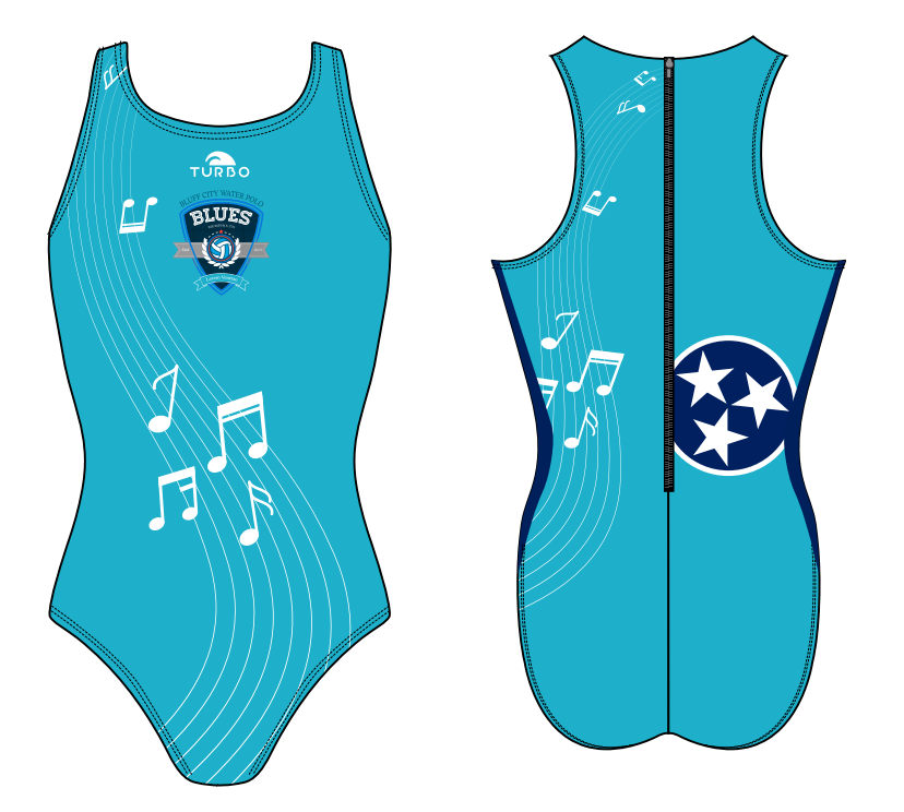 Bluff City WPC Team Store - Flash Womens Water Polo Suit