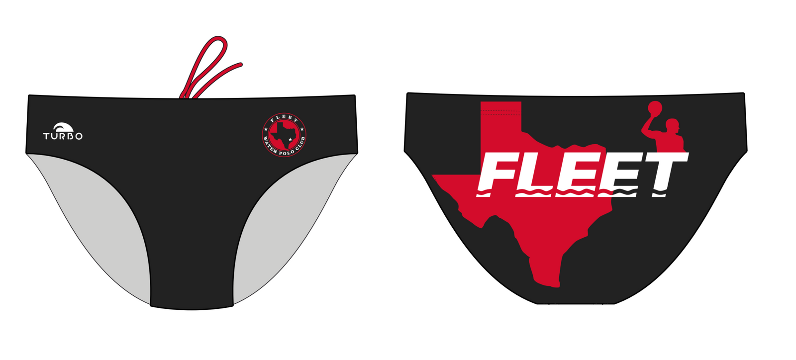Fleet WPC Team Store - Turbo Mens Water Polo Brief