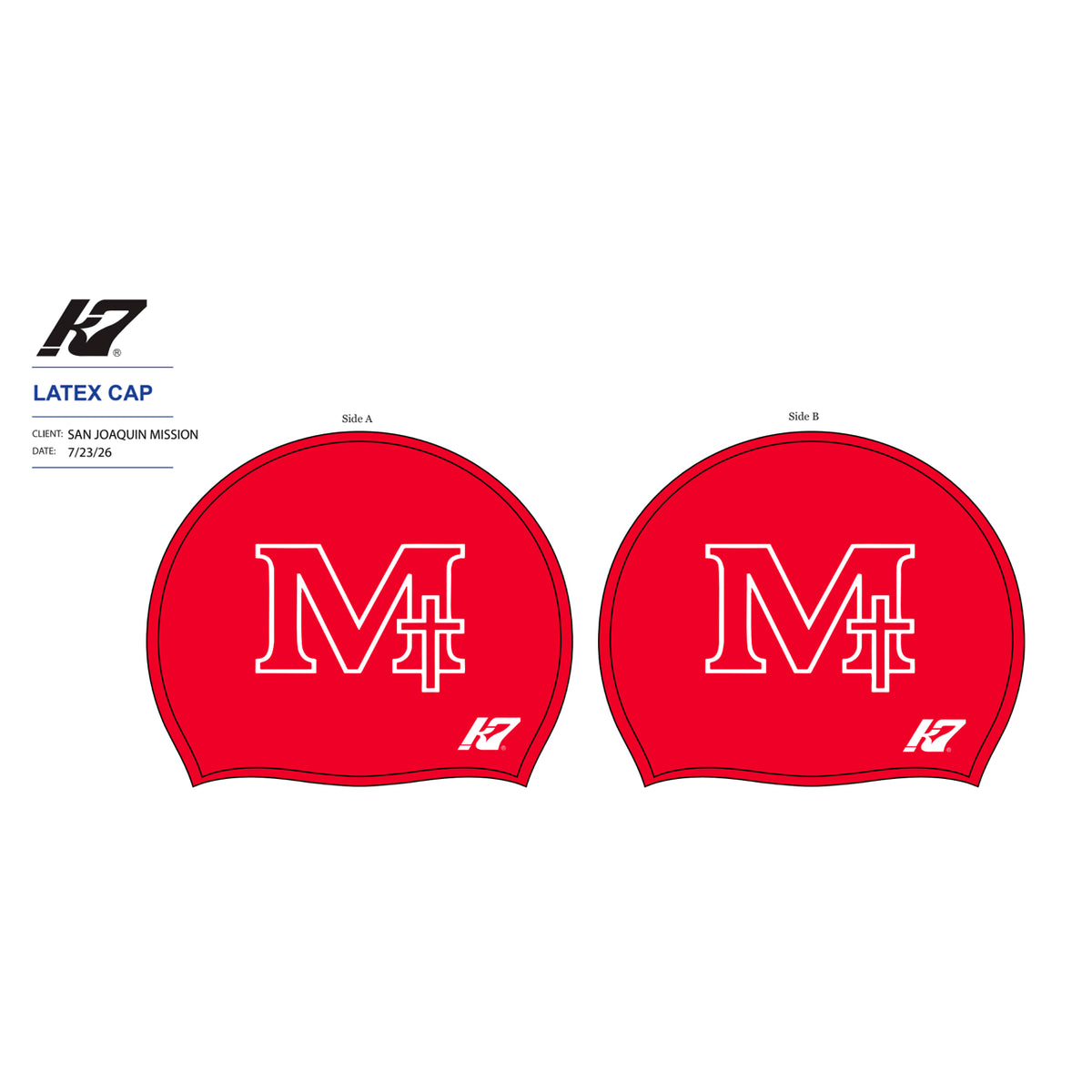 San Joaquin Memorial Caps