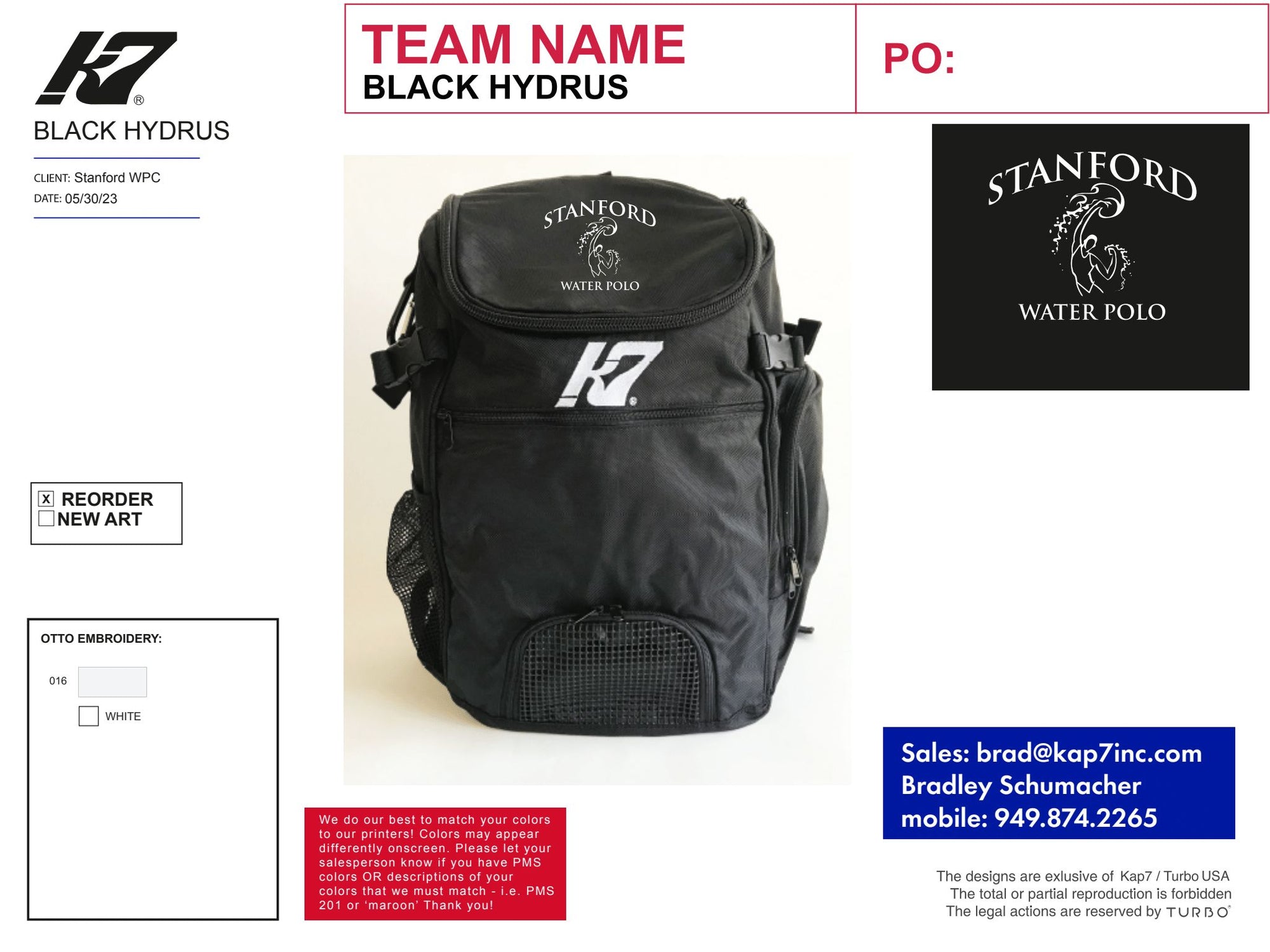 Stanford Womens K7 backpack