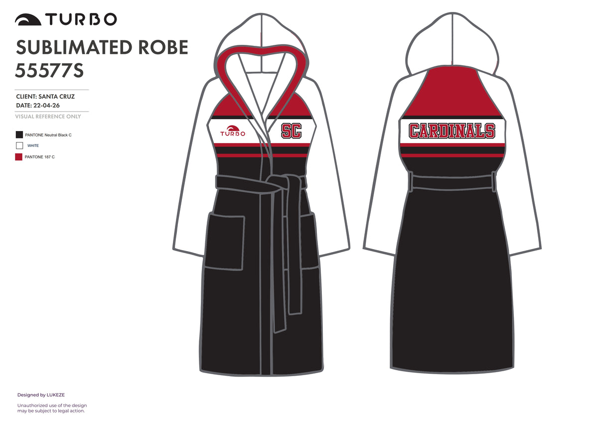 Santa Cruz High School Team Store - Water Polo Fully Sublimated Robe