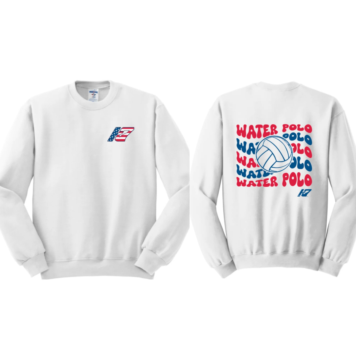 K7 USA Wavy Crewneck Sweatshirt