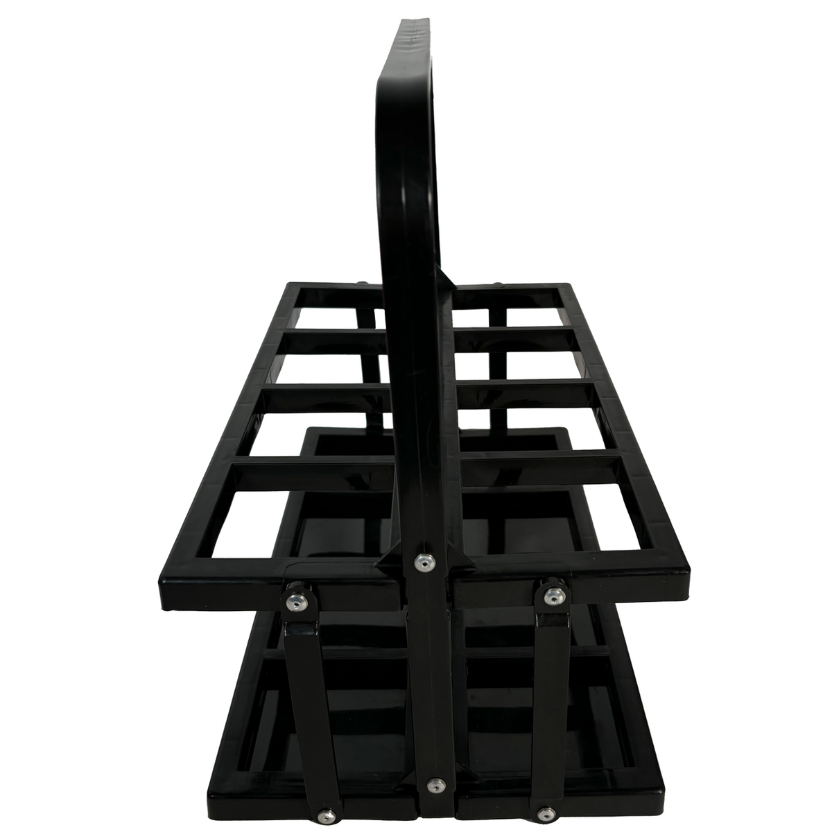 KAP7 Black Folding Water Bottle Carrier- Black