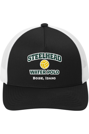 Steelhead WPC Retro Trucker 5-Panel Cap (multiple color options, embroidered logo)