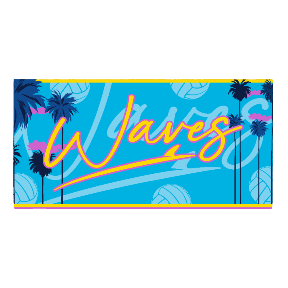 Waves WP Foundation Beach Towel