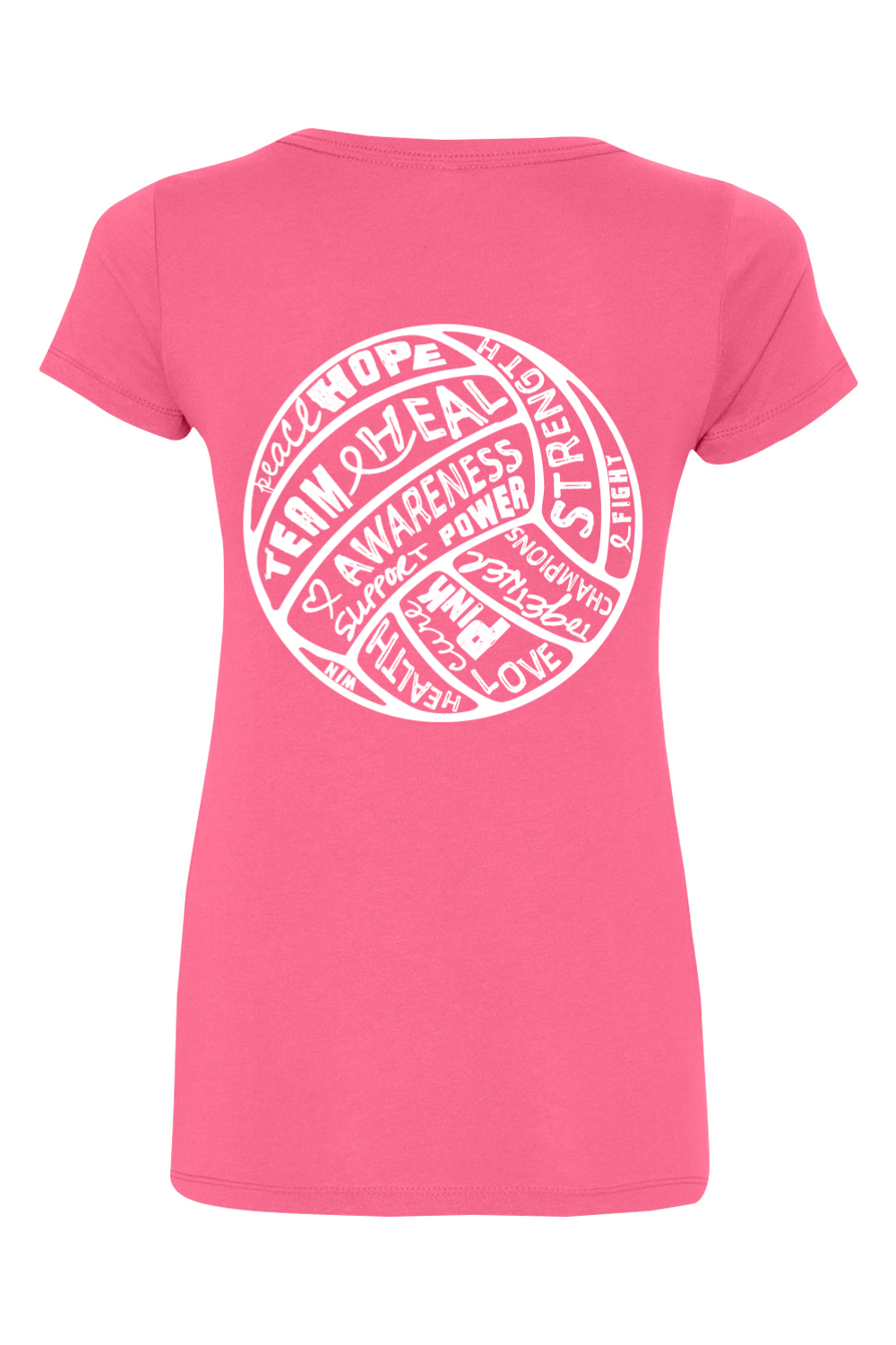 KAP7 Breast Cancer Awareness Women’s V-Neck T-Shirt
