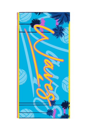 Waves WP Foundation Beach Towel