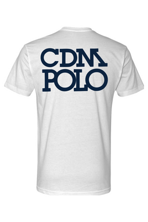 CDM POLO Next Level CVC Crew - White
