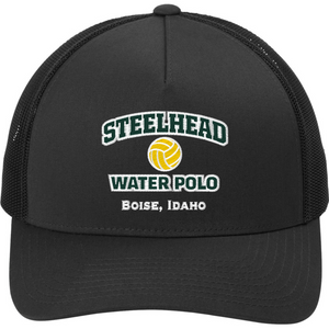 Steelhead WPC Retro Trucker 5-Panel Cap (multiple color options, embroidered logo)