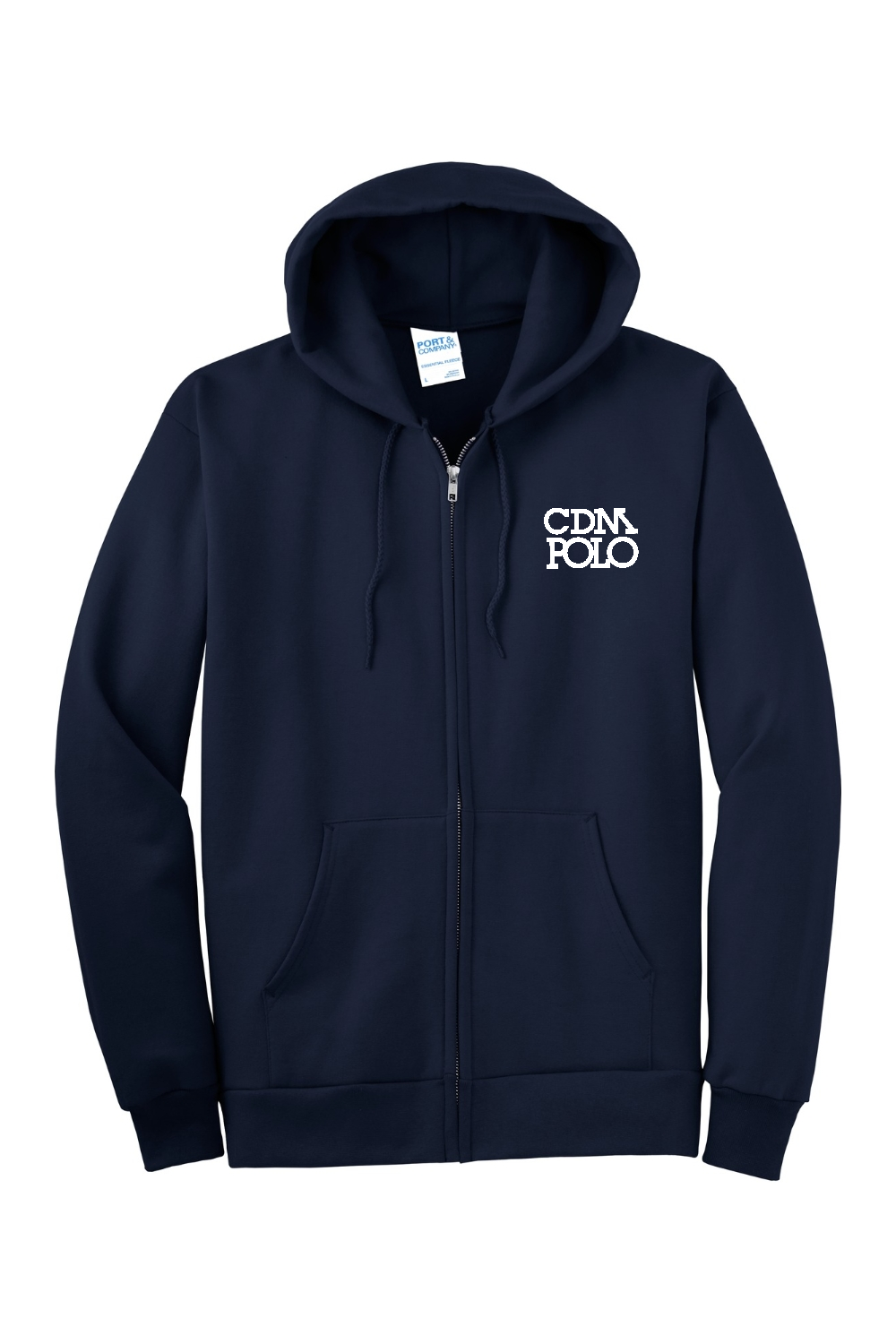 CDM POLO - TALL -  Zip Hoodie - Navy