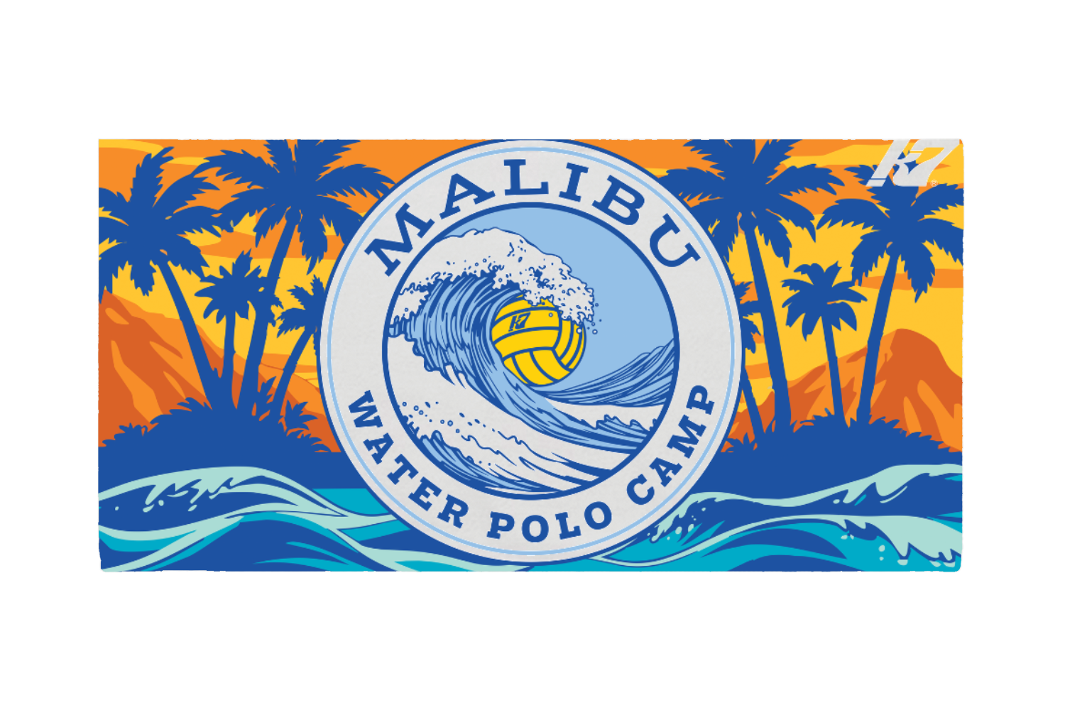 2027 Malibu WP Camp Beach Towel