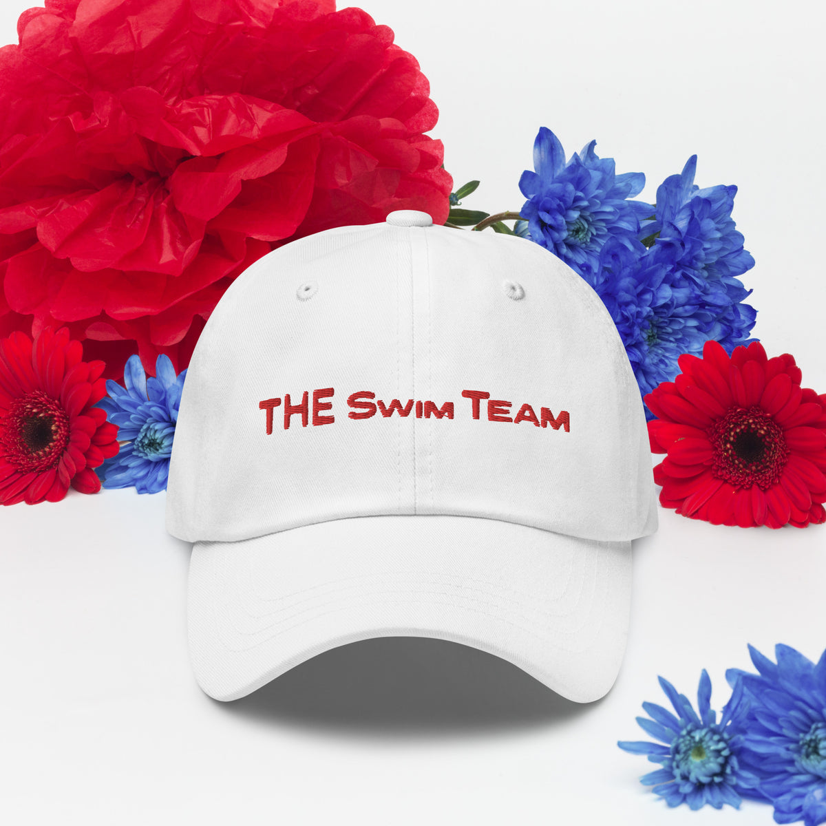 THE SWIM TEAM_ Dad Hat