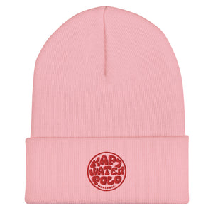 K7 Red Surf Logo Cuffed Beanie