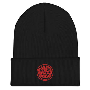 K7 Red Surf Logo Cuffed Beanie