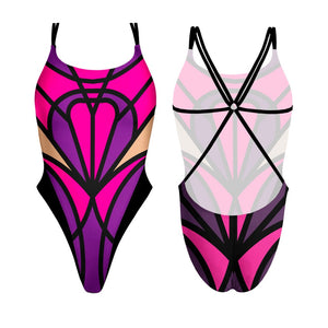 Turbo Women's Artistic Swim Suit Es001 Lycra