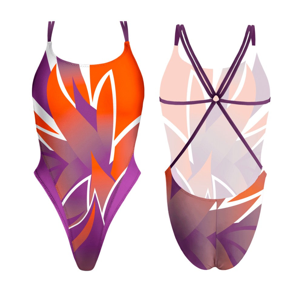 Turbo Women's Artistic Swim Suit Es002 Lycra