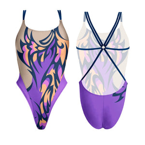 Turbo Women's Artistic Swim Suit Es004 Licra