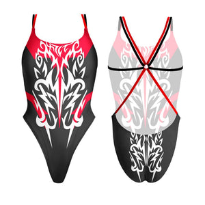 Turbo Women's Artistic Swim Suit Es006 Lycra