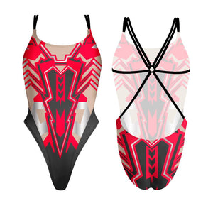 Turbo Women's Artistic Swim Suit Es010 Lycra