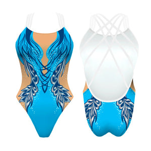 Turbo Women's Artistic Swim Suit F002 Lycra