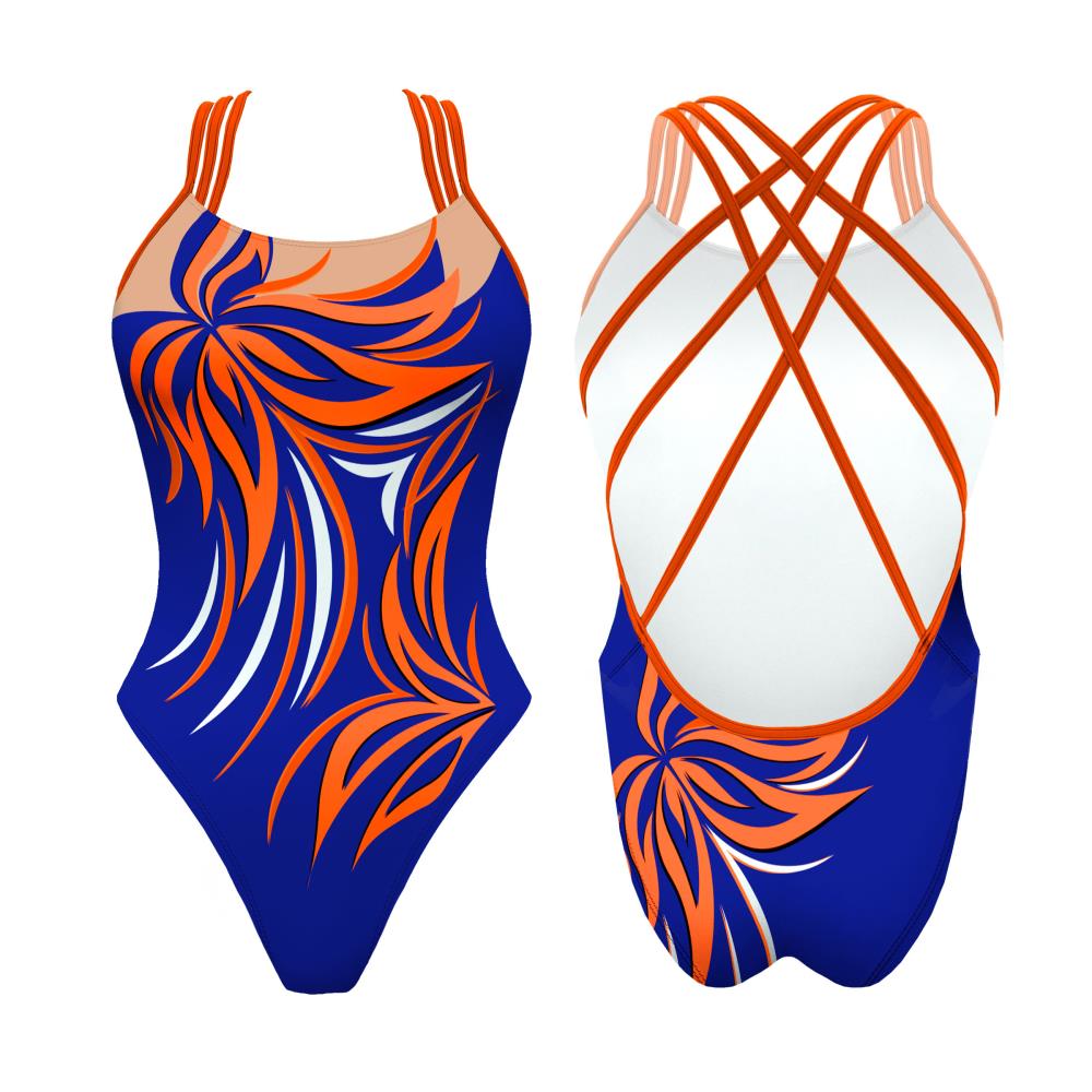 Turbo Women's Artistic Swim Suit F003 Lycra