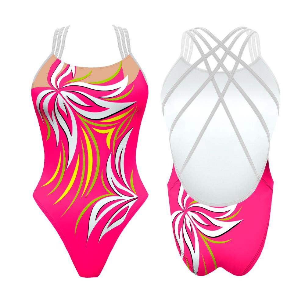 Turbo Women's Artistic Swim Suit F003 Lycra