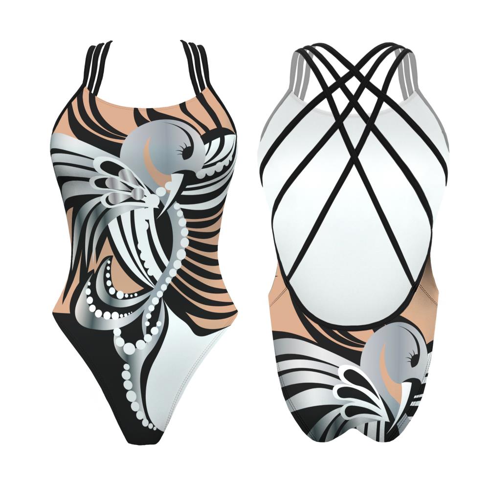 Turbo Women's Artistic Swim Suit F004 Lycra