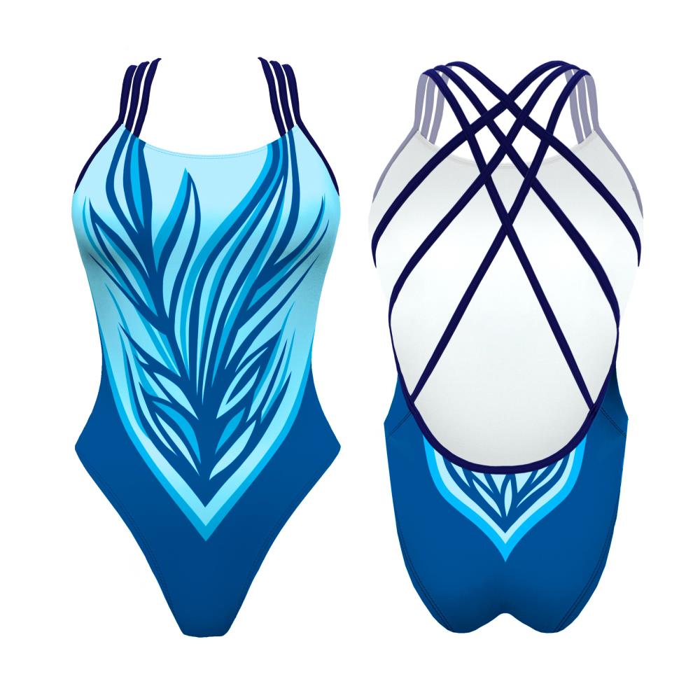 Turbo Women's Artistic Swim Suit F006 Lycra