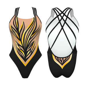Turbo Women's Artistic Swim Suit F006 Lycra