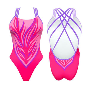 Turbo Women's Artistic Swim Suit F006 Lycra