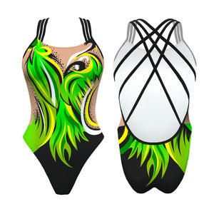 Turbo Women's Artistic Swim Suit F008 Lycra