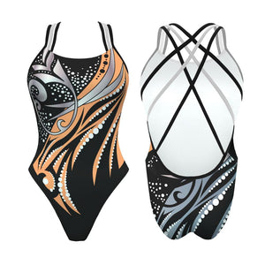 Turbo Women's Artistic Swim Suit F009 Lycra