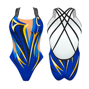 Turbo Women's Artistic Swim Suit F010 Lycra