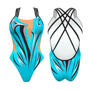 Turbo Women's Artistic Swim Suit F010 Lycra