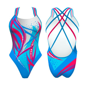 Turbo Women's Artistic Swim Suit F012 Lycra